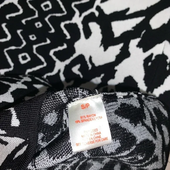 Ronny Kobo Collection Black and White Maxi Skirt - Picture 3 of 3